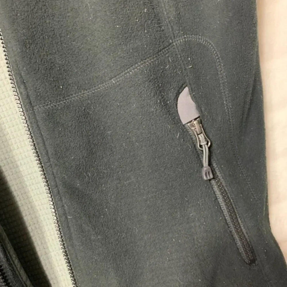 REI Black Zip Up Fleece Vest Large - Picture 4 of 7